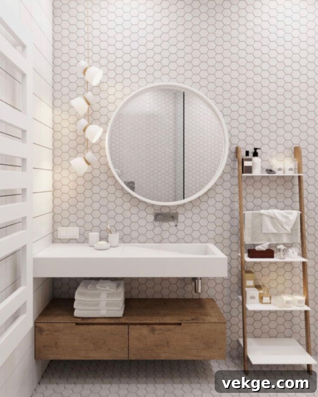 6 Honey Comb wall tile