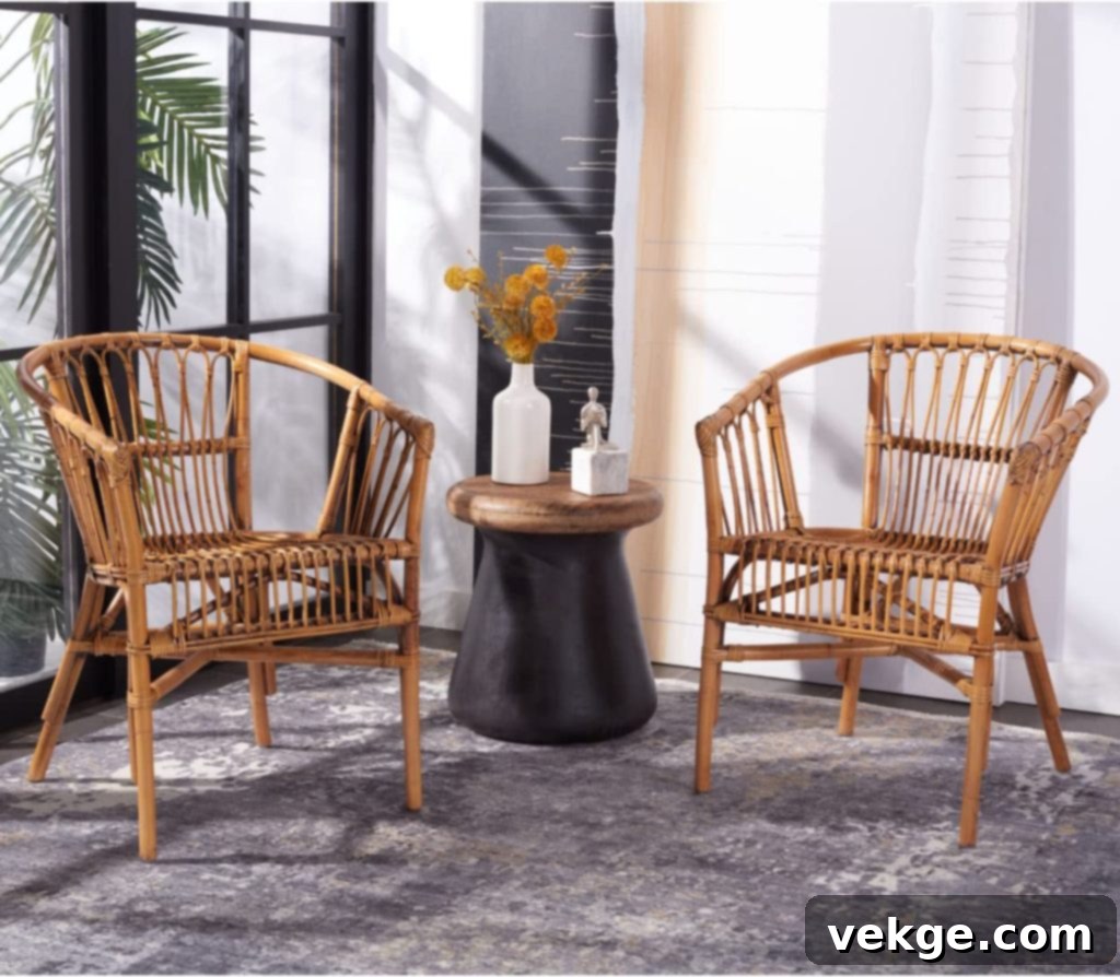 Coastal Rattan Chair
