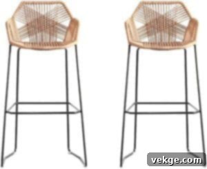 Rattan Bar Chair