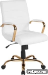 Gold Frame Swivel Chair