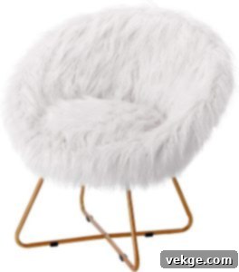 Fluffy Papasan Chair