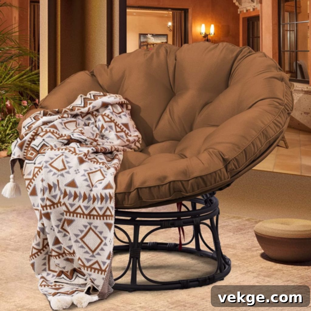 Rustic Papasan Chair