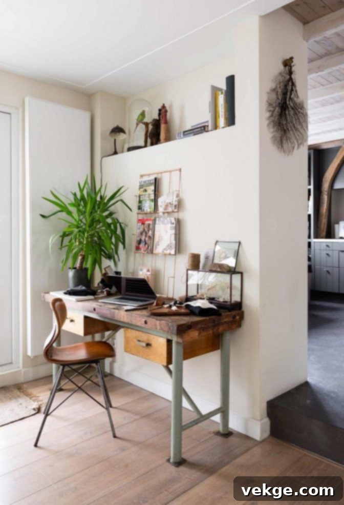 A Vintage Desk industrial office
