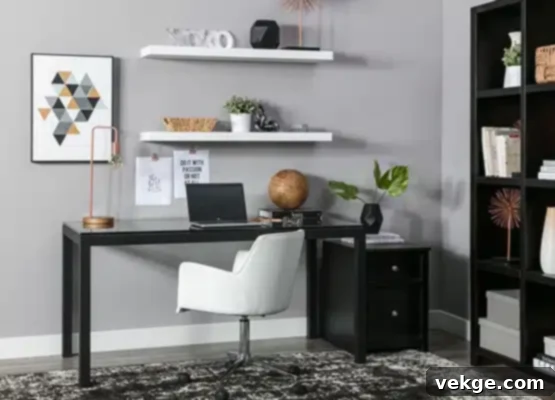 Add Some Slender Silhouettes industrial office