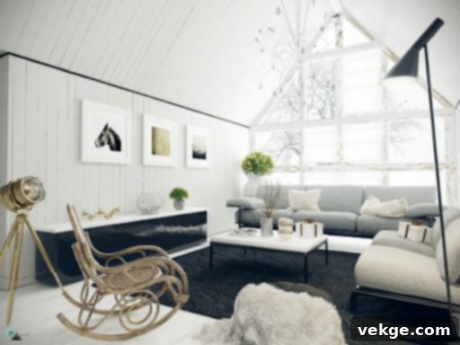Scandinavian-inspired room
