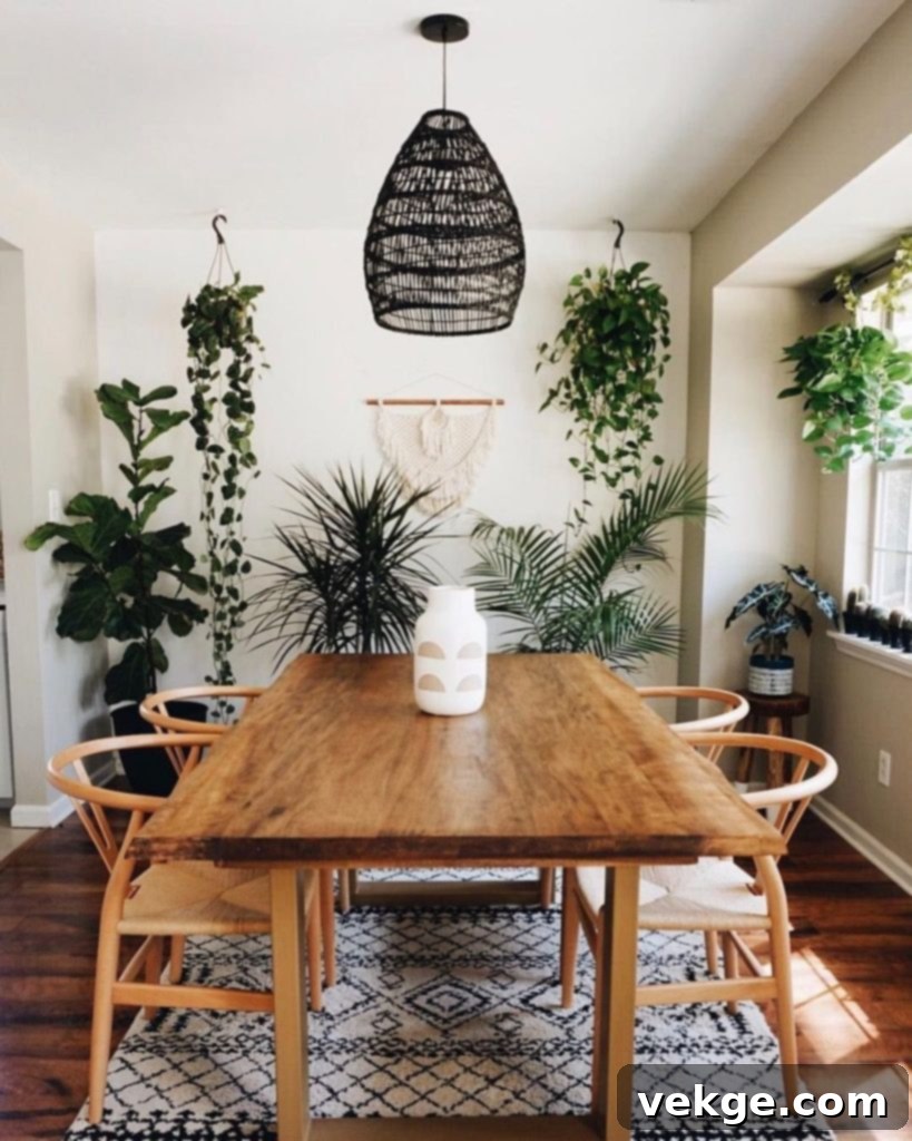 Chic Dining Table for Modern Boho Style