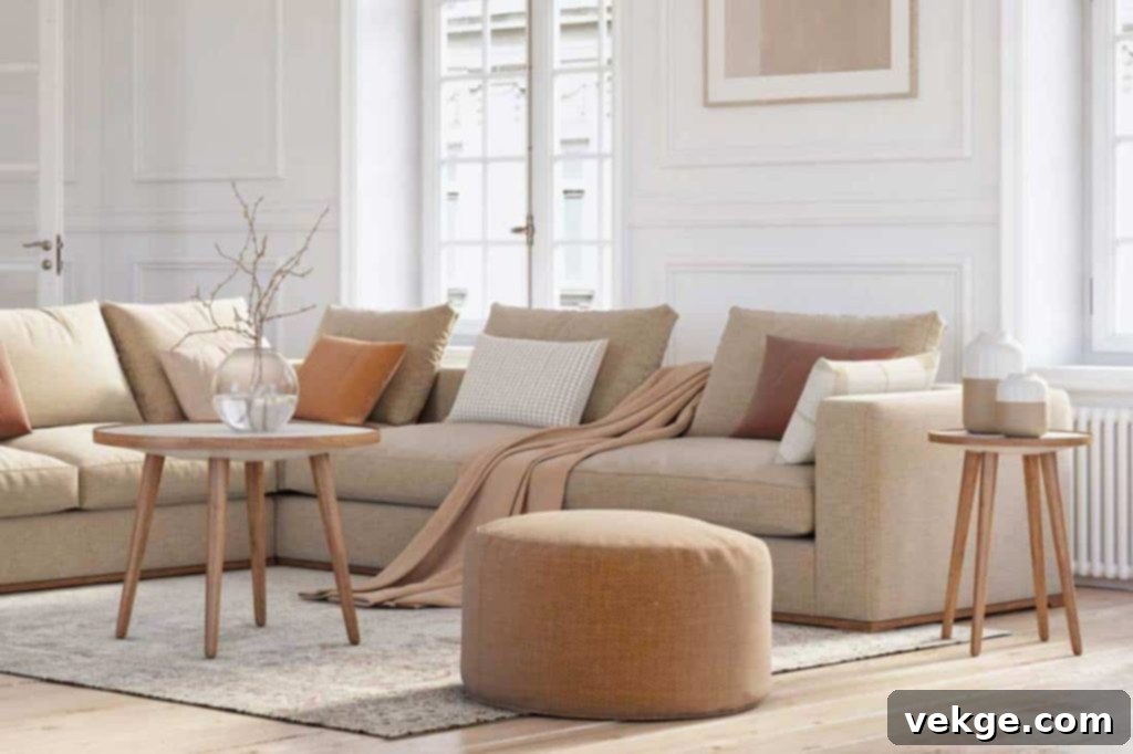 Beige Sofa