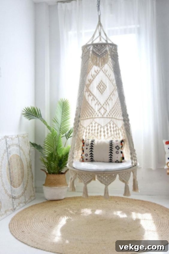 Macrame Hanging Chair