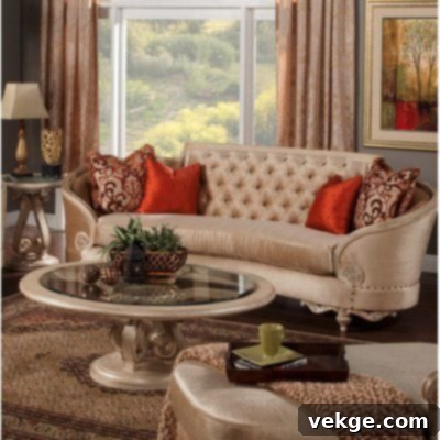 The Curved Sofa and Tub Chair Style