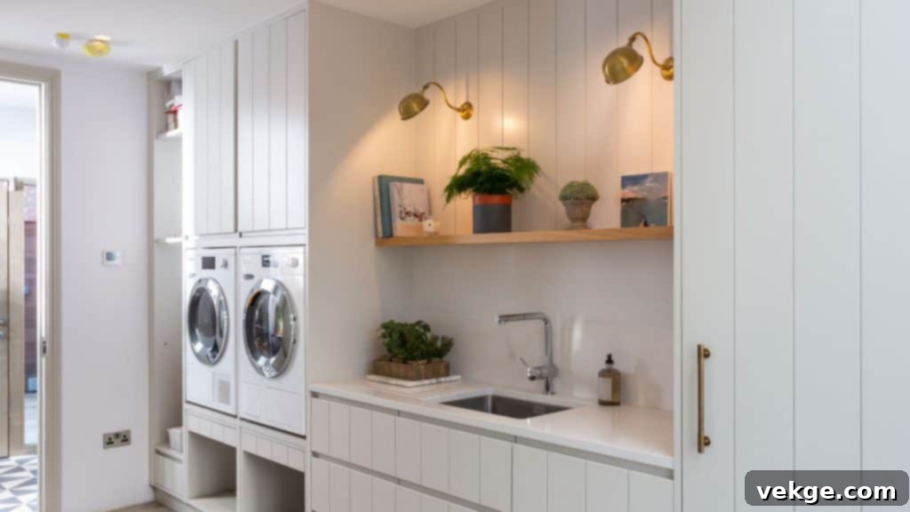 laundry room plan Lighting