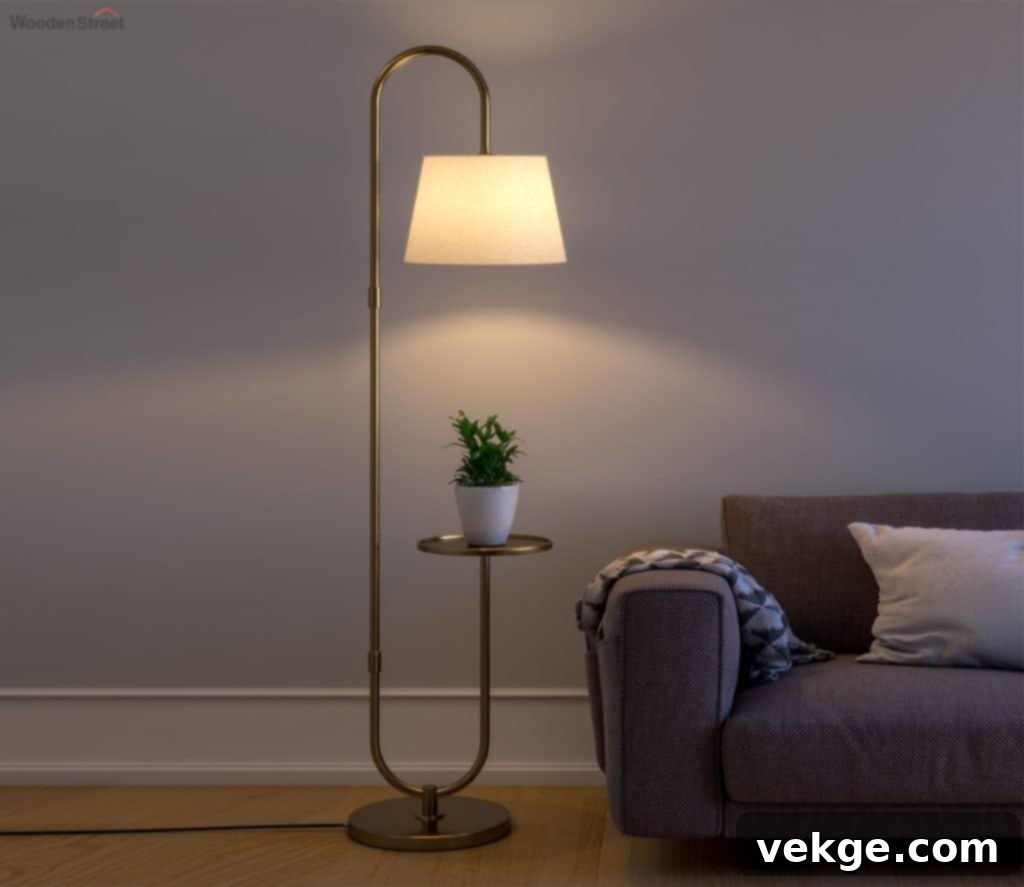 Floor Lamps with Table