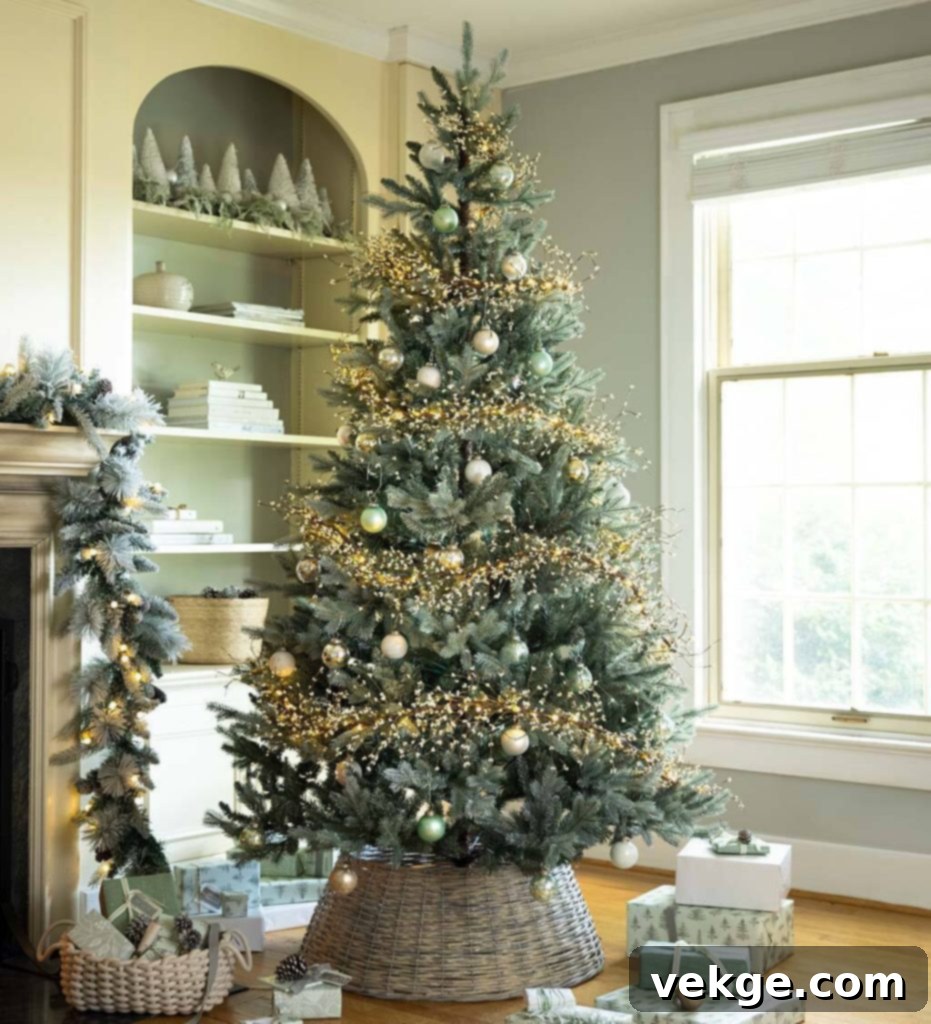 Basket Style Christmas Decorations