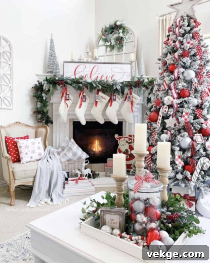 Include The Colors Of Christmas In Your Living Room