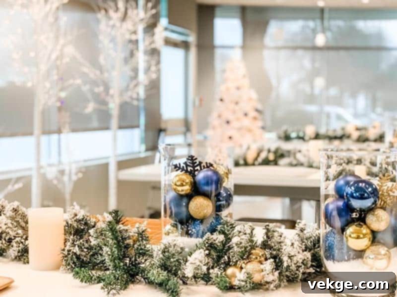 Add Fake Snow In The Living Room