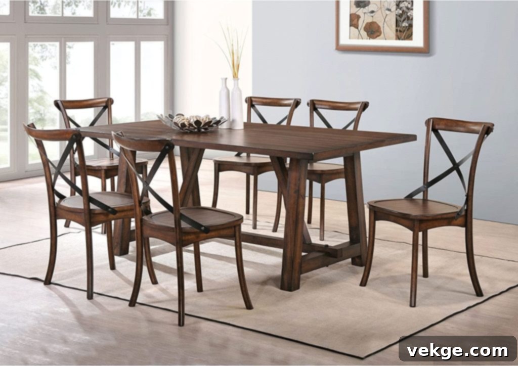 Kaelyn Dark Oak Side Chair Set