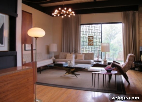 Embrace Natural Lightfor mid century modern bedroom