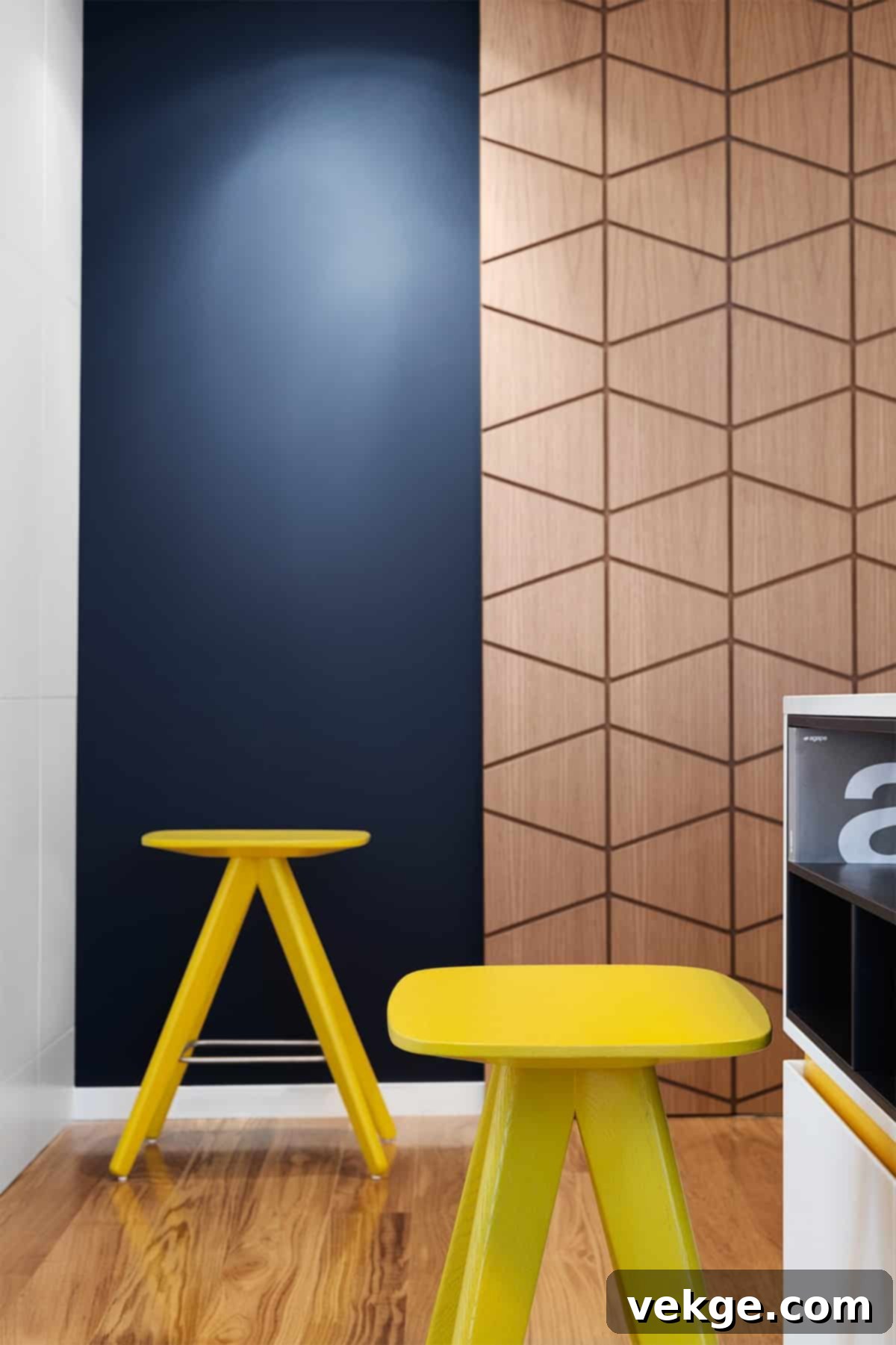 Geometric Forms for mid century modern bedroom
