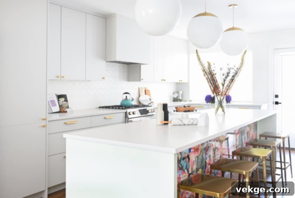Thassos Marble Kitchen Design