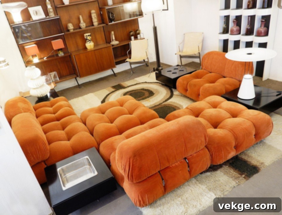 Overstock Modern Velvet Upholstered Sofa