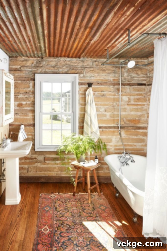 Barn Like Bathroom farmhouse decor ideas