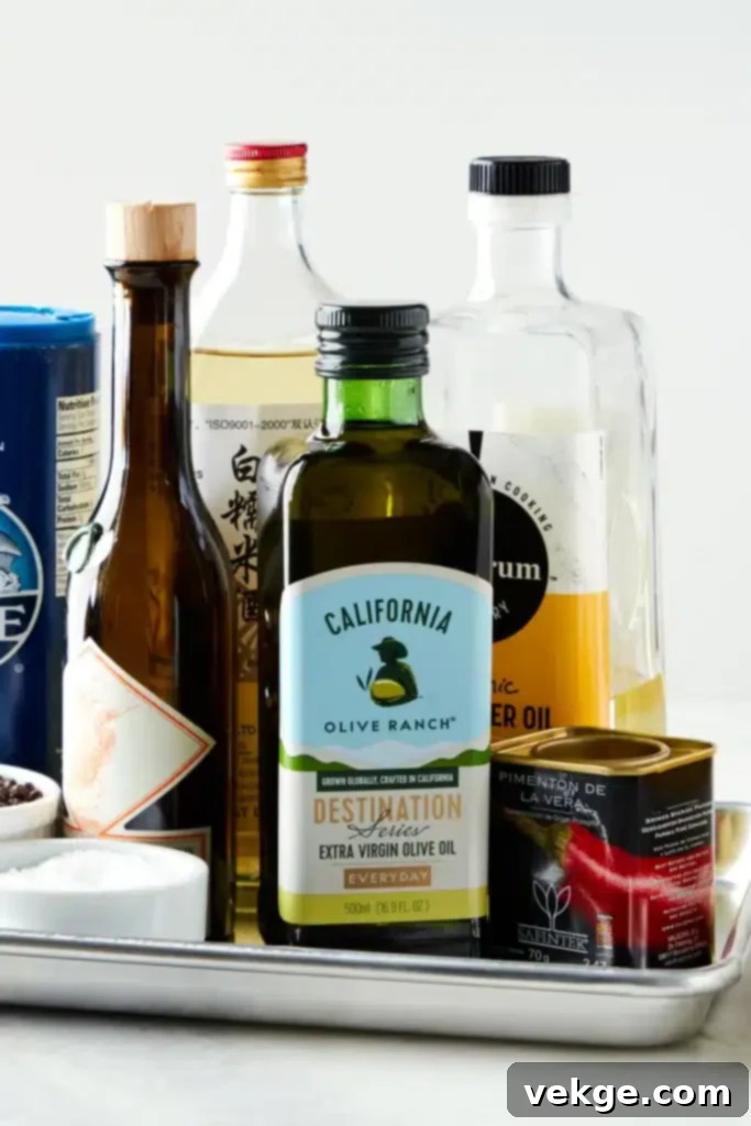 Use a Tray to Keep Items like Oils and Vinegar Together