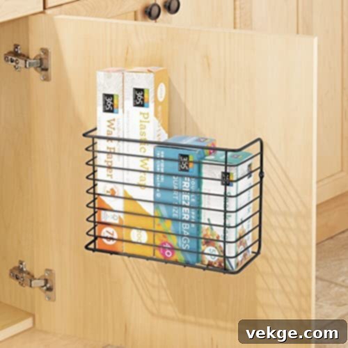 Use a Hanging Rack Under the Sink