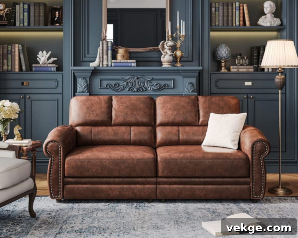 Lawson Leather Couch