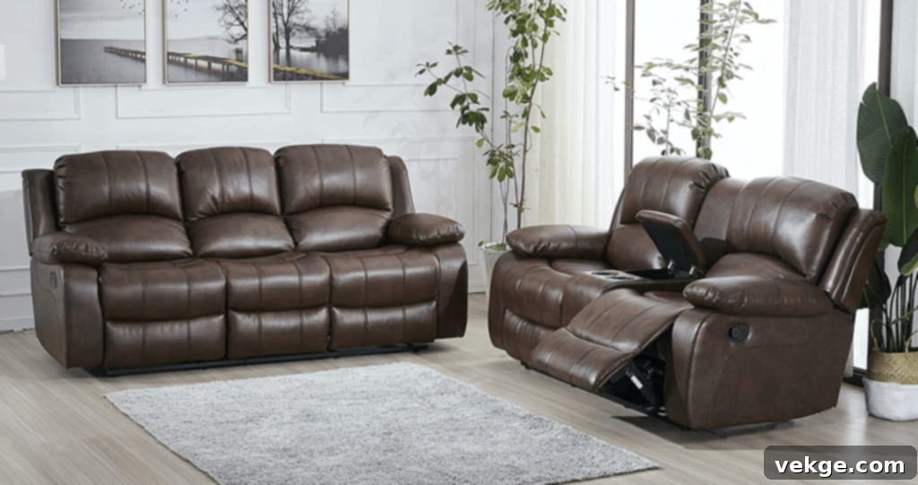 Bonded Leather Recliner