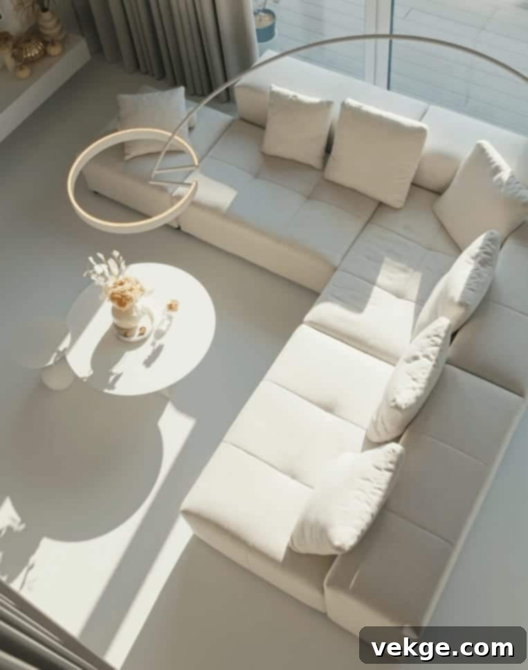 White Color Sofa Set