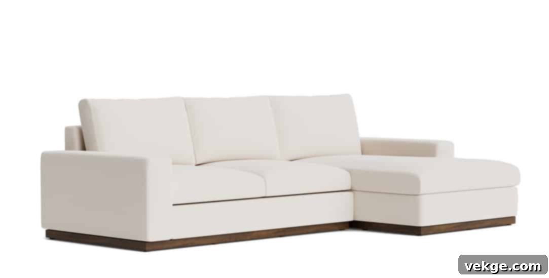 Joy Bird Holt Sectional with Storage - Nordic Inspired Cloud Dupe