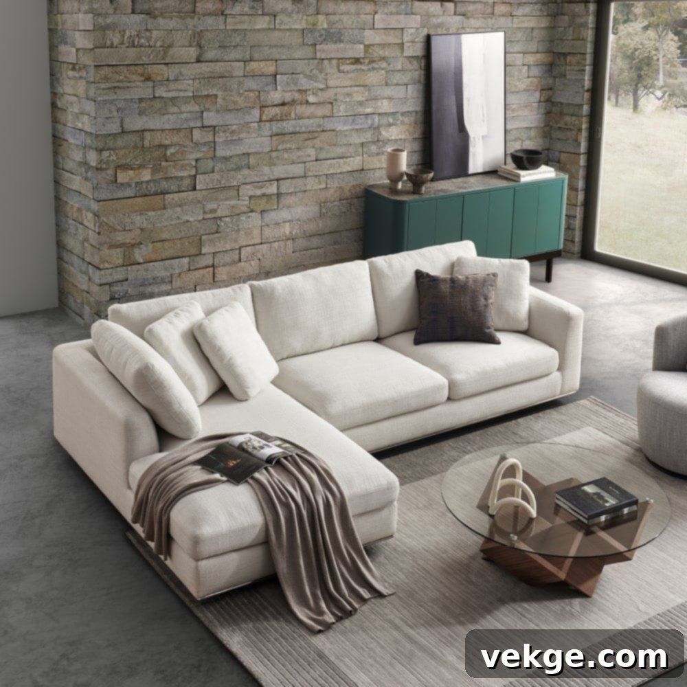 Castlery Hamilton Chaise Sectional Sofa - Deep Seating Cloud Alternative
