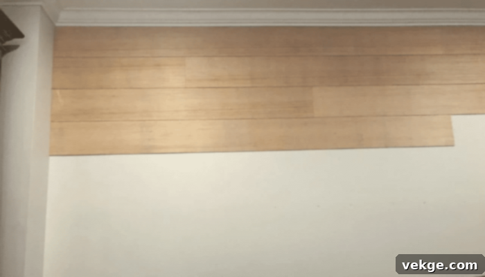 Installing the Shiplap Wall