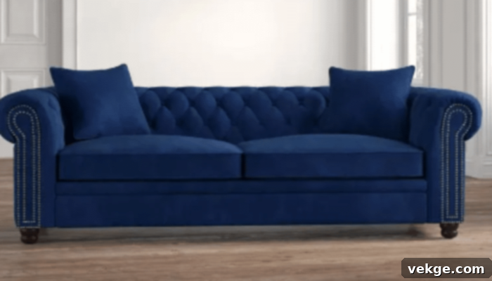 Wayfair is a vast online retailer offering over 50,000 diverse and affordable sofas, from convertible Serta models to luxurious Leather Loon Peak Claremore options and elegant velvet Chesterfields.