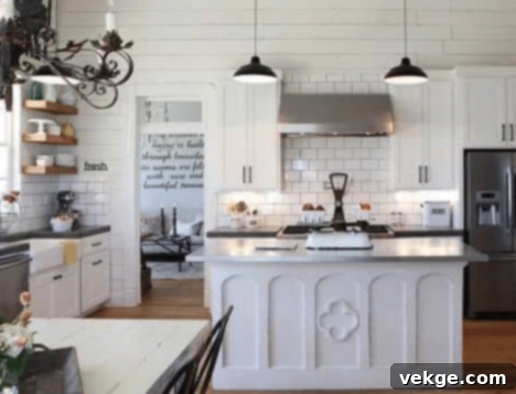 Sherwin Williams Alabaster SW 7008 in a kitchen