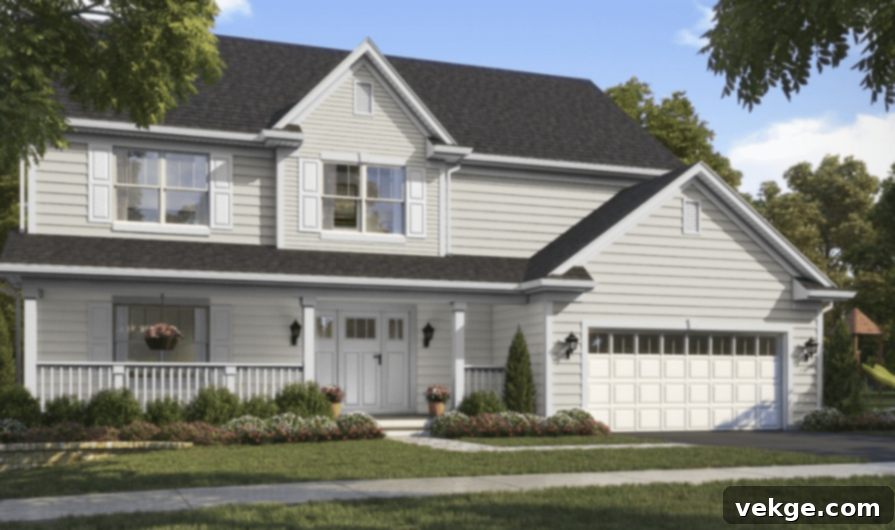 Sherwin Williams Alabaster SW 7008 on home exteriors