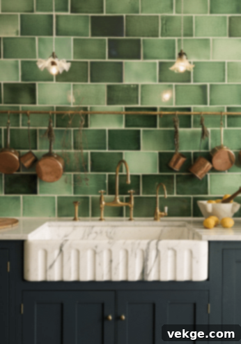Using Two Shades of Green
