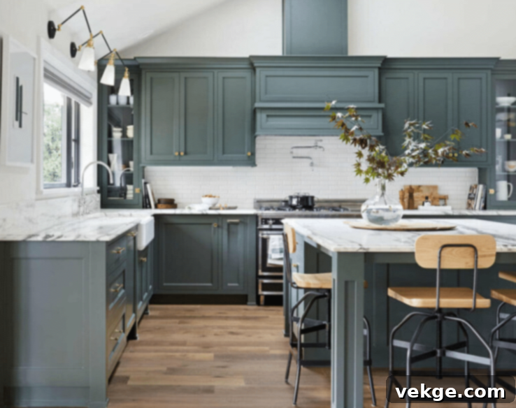 Why Choose Green Paint for The Kitchen Cabinet