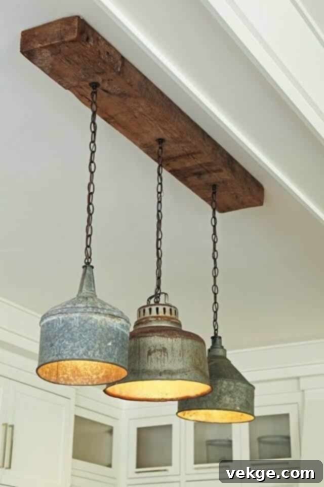 Galvanized Steel Light Fixture