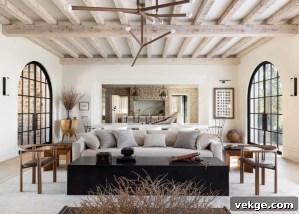 Integrating Vintage Look Elements in Open-Plan Living