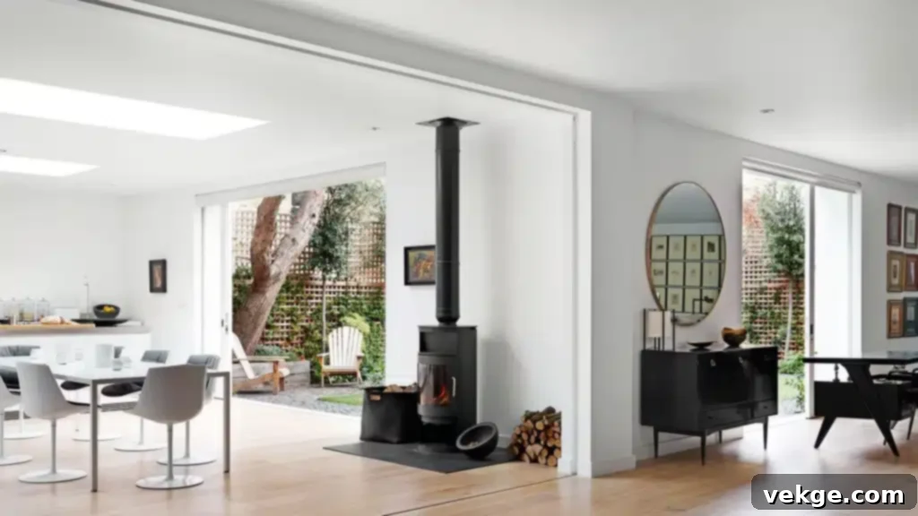 Open Plan Kitchen Living Design - Garden Room