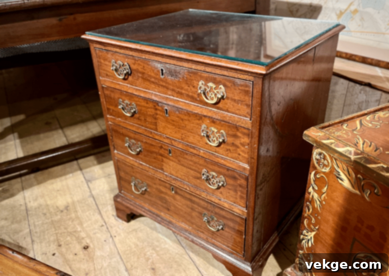 Ornate Chippendale Chest with intricate carvings and elegant details