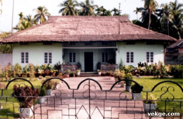 Traditional Assamese Chang House on Stilts