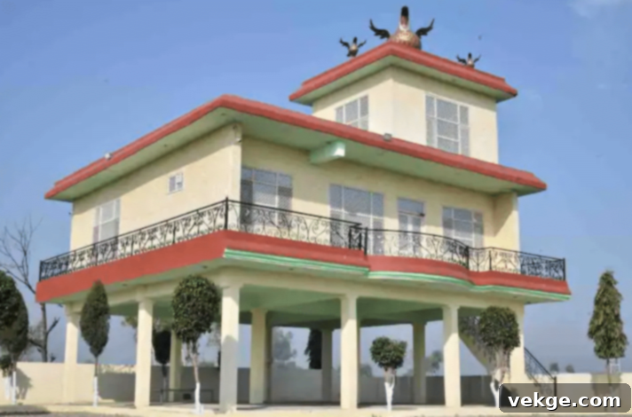 Traditional Punjabi Home with a Central Courtyard