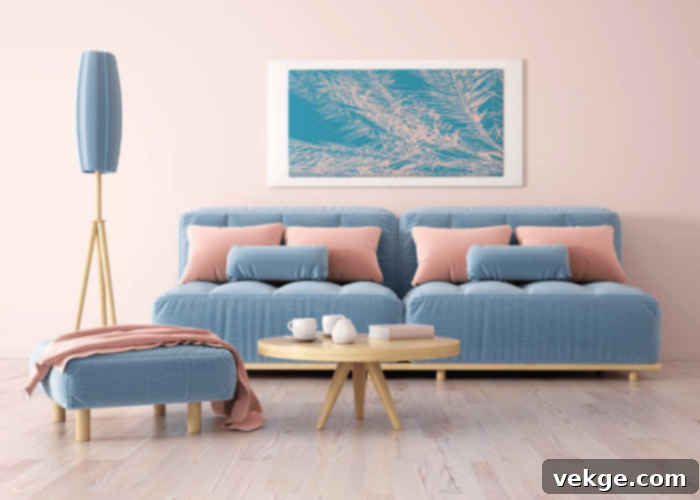 Pink and Blue