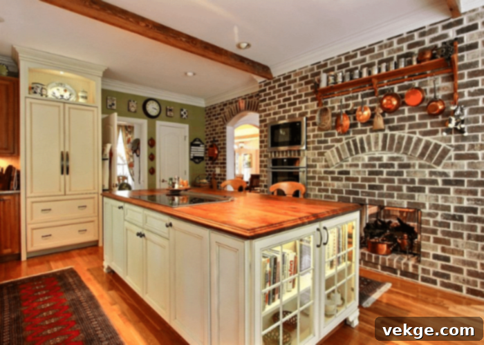 Limewash Bricks in The Kitchen Interior Design