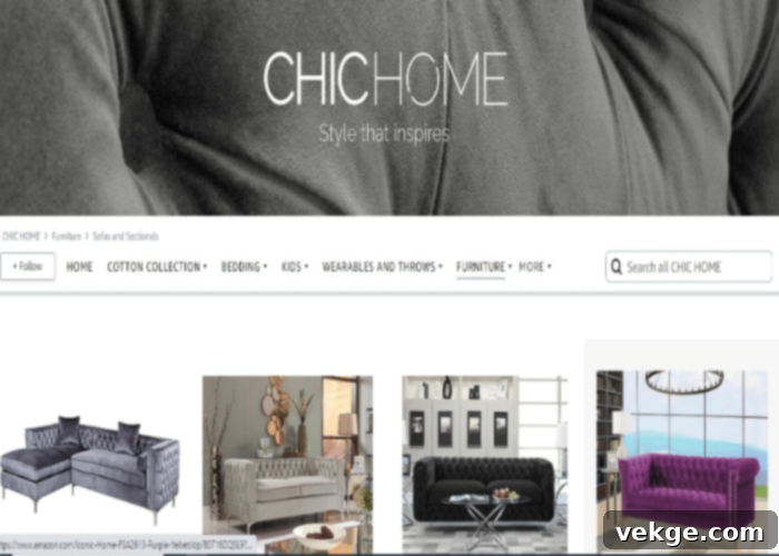 Chic Home Store Sofas