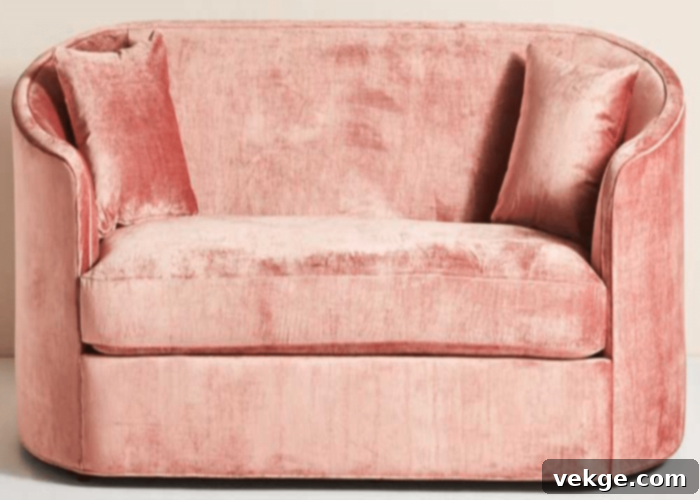 Curved Back Couch