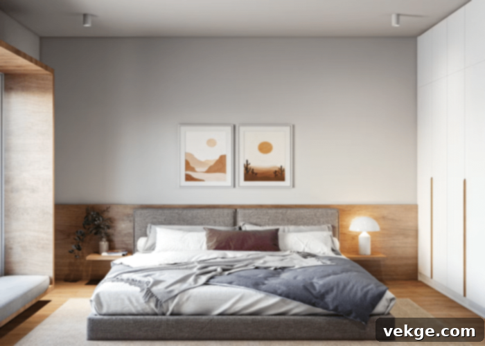 Platform Scandinavian Styled Bed