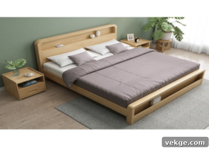 Pinewood Bed