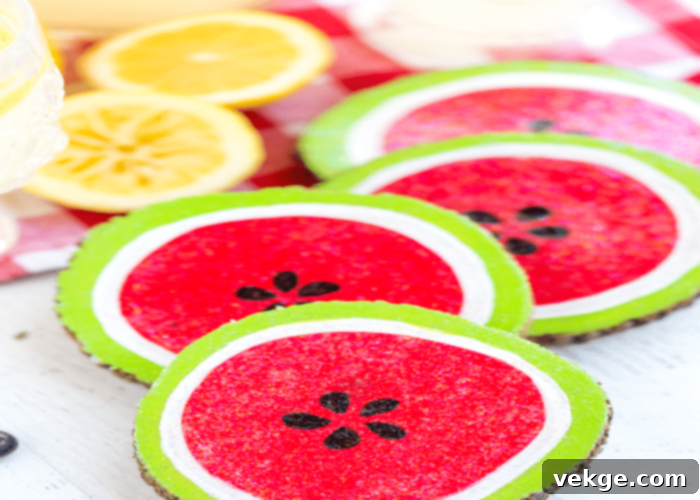 DIY Watermelon Coaster